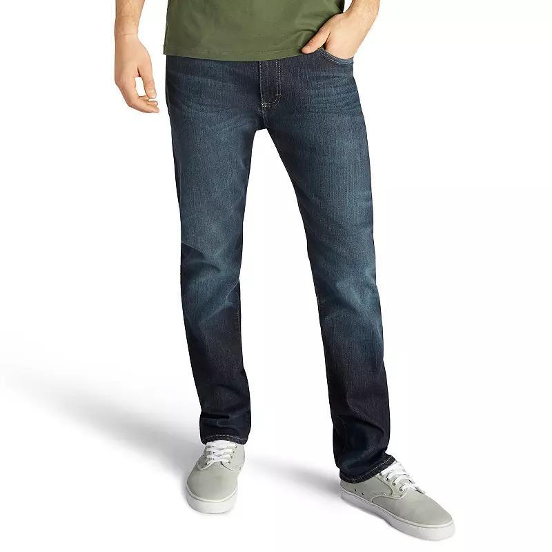 Mens Lee Extreme Motion Stretch Slim Straight Jeans Product Image