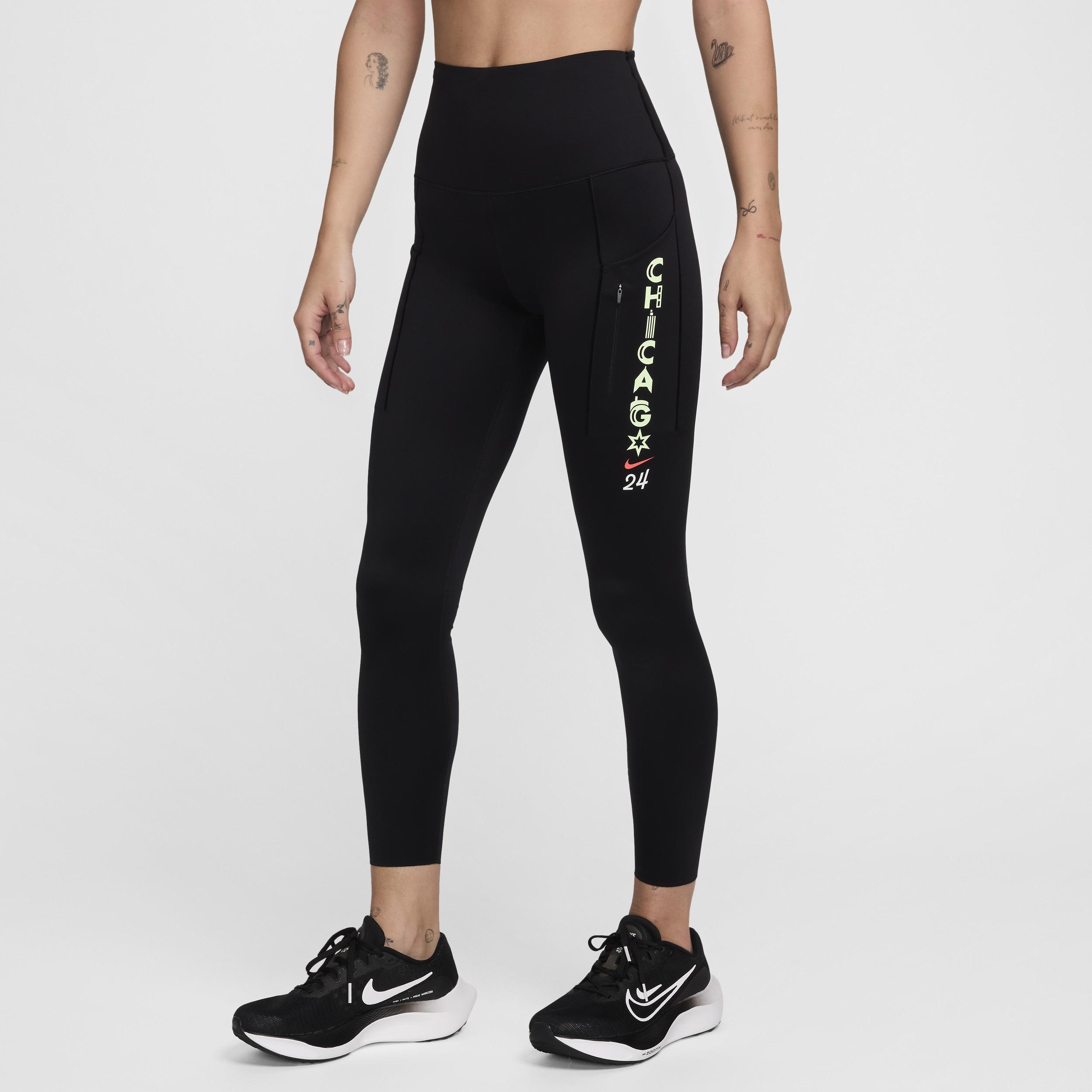 Nike Go Women's Firm-Support High-Waisted 7/8 Leggings with Pockets Product Image