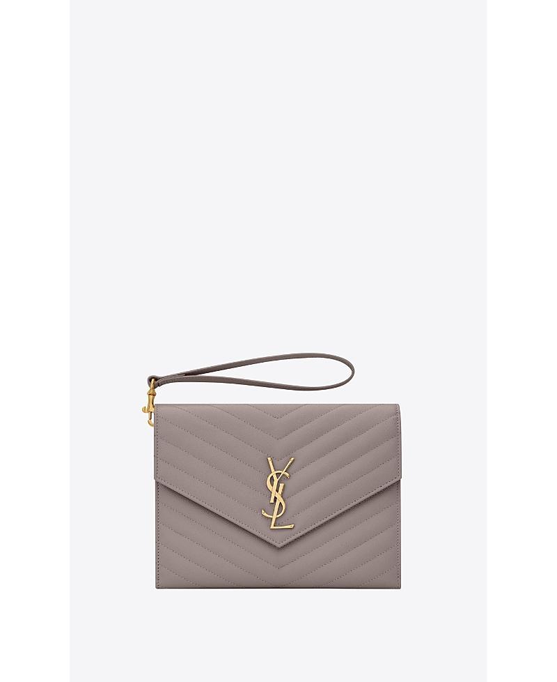 Saint Laurent Cassandre Matelasse Flap Pouch Product Image