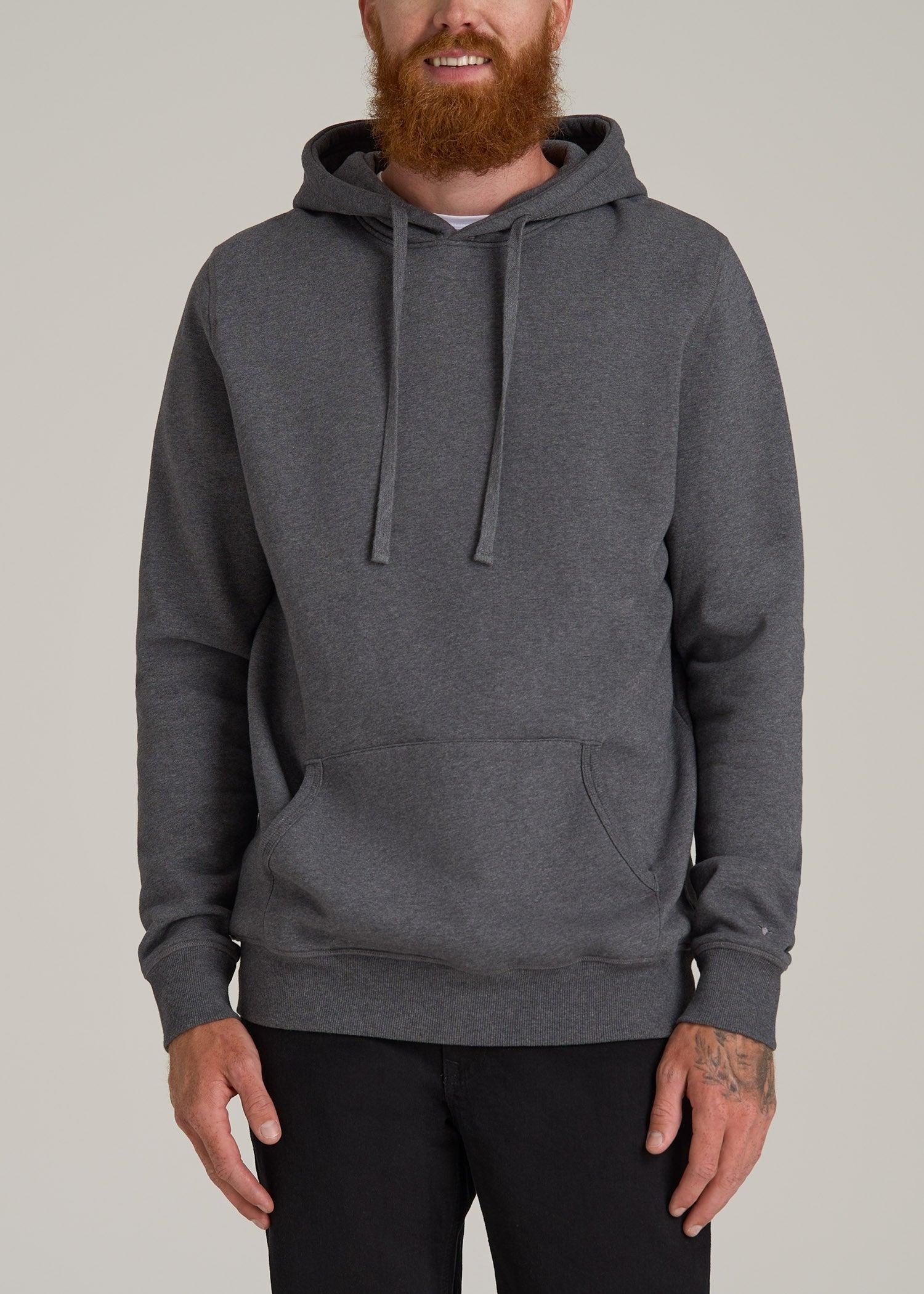 Wearever 2.0 Fleece Hoodie for Tall Men in Charcoal Mix Male Product Image