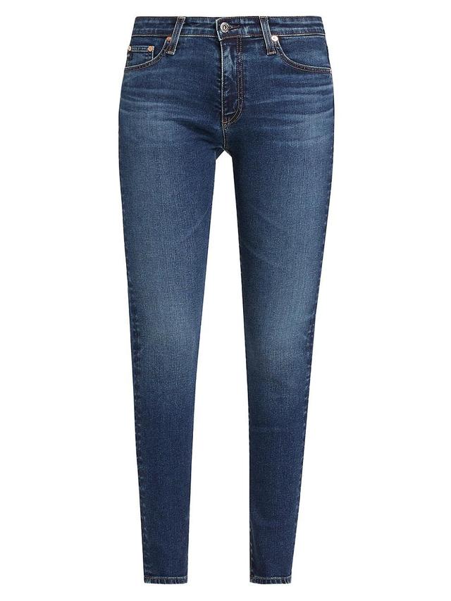 Womens Hi-Rise Skin Stretch Skinny Jeans Product Image