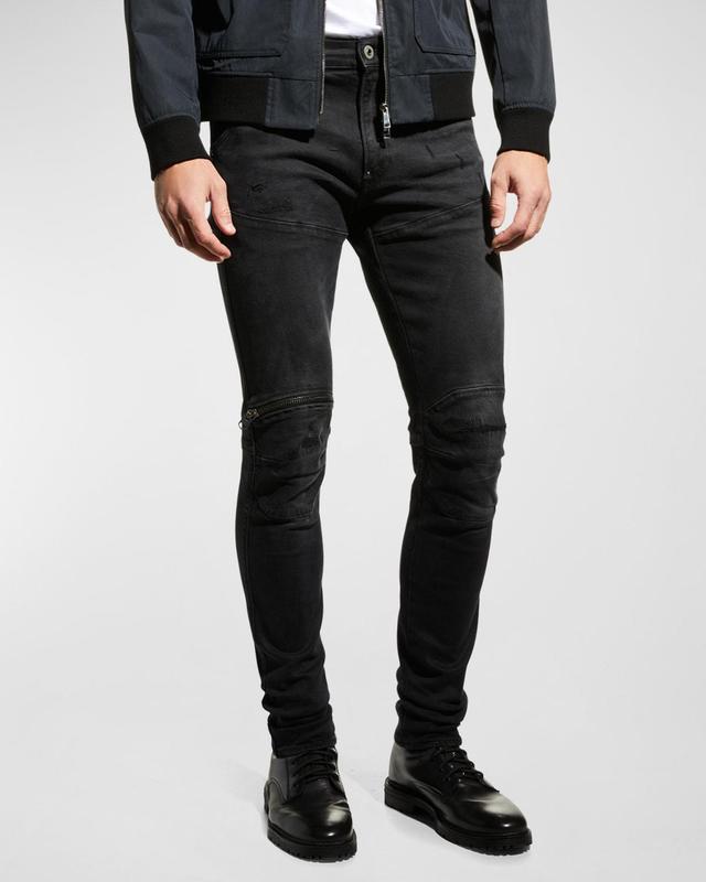 Mens 5620 3D Zip-Knee Skinny Jeans Product Image