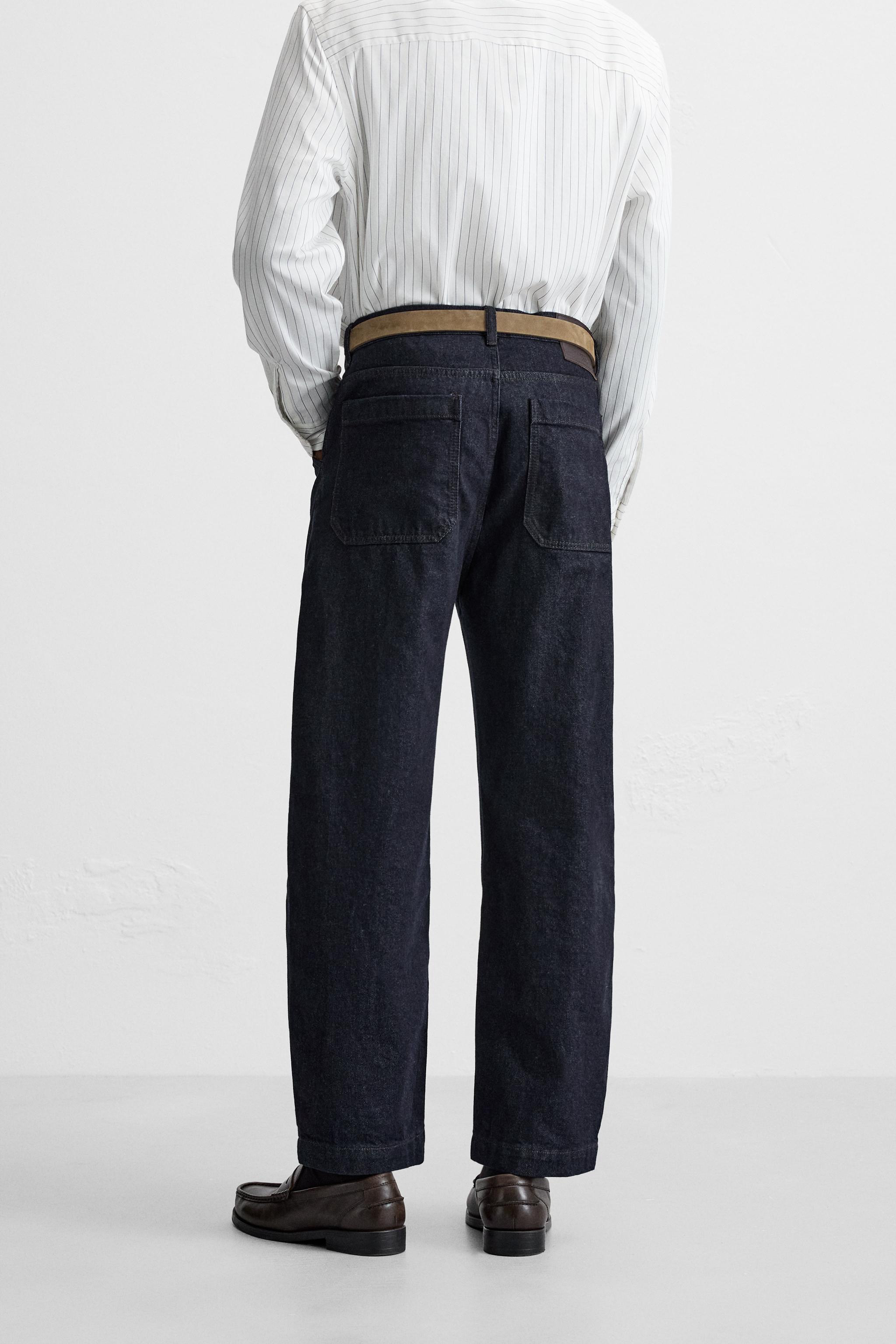 RELAXED FIT STRAIGHT LEG JEANS Product Image