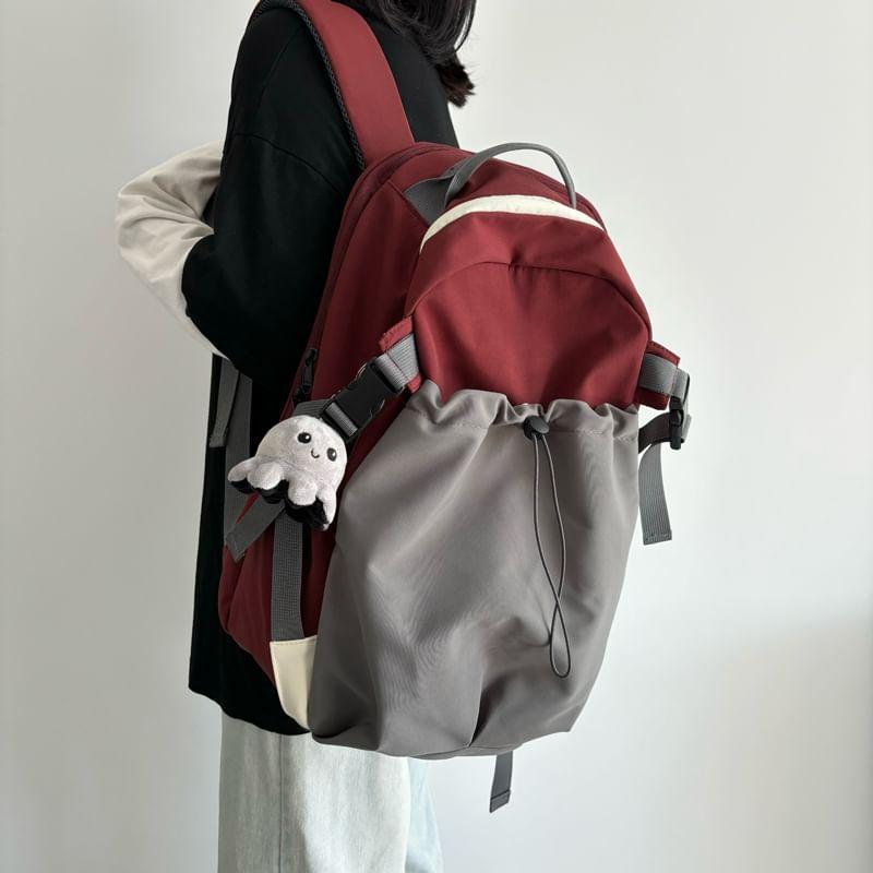 Two Tone Zip Backpack Product Image