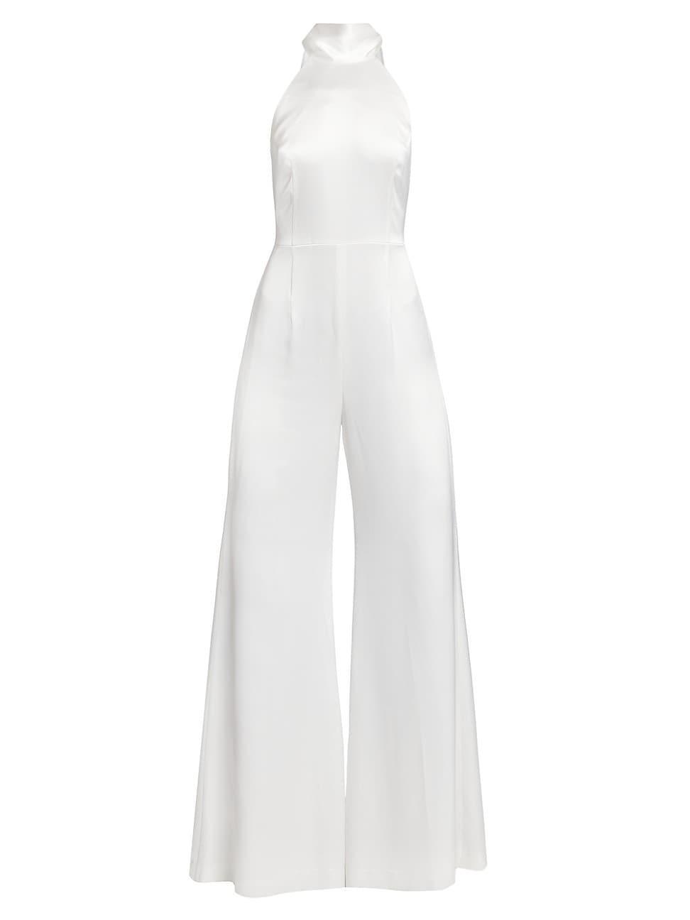 Womens Sienna Satin Bridal Jumpsuit Product Image