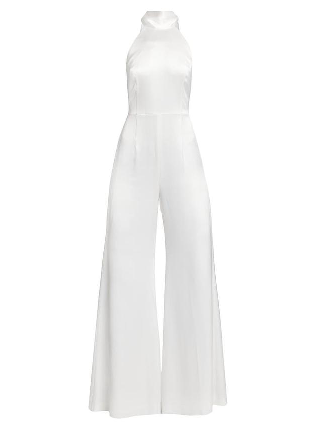 Womens Sienna Satin Bridal Jumpsuit Product Image