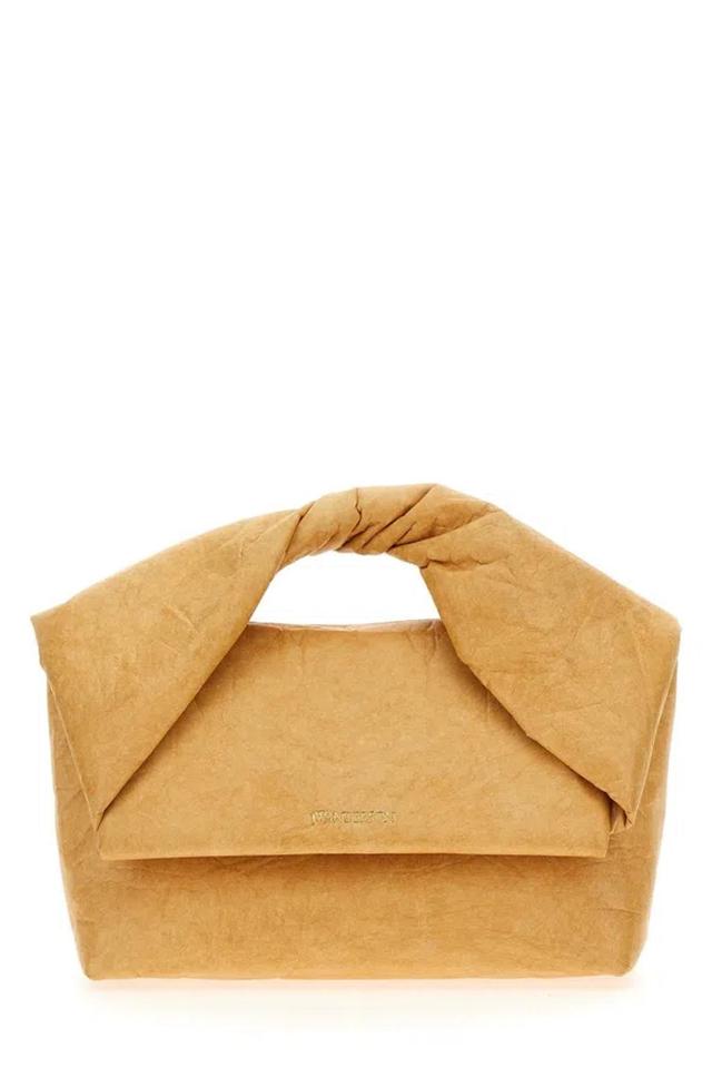 JW ANDERSON Twister Midi Handbag In Cream Product Image