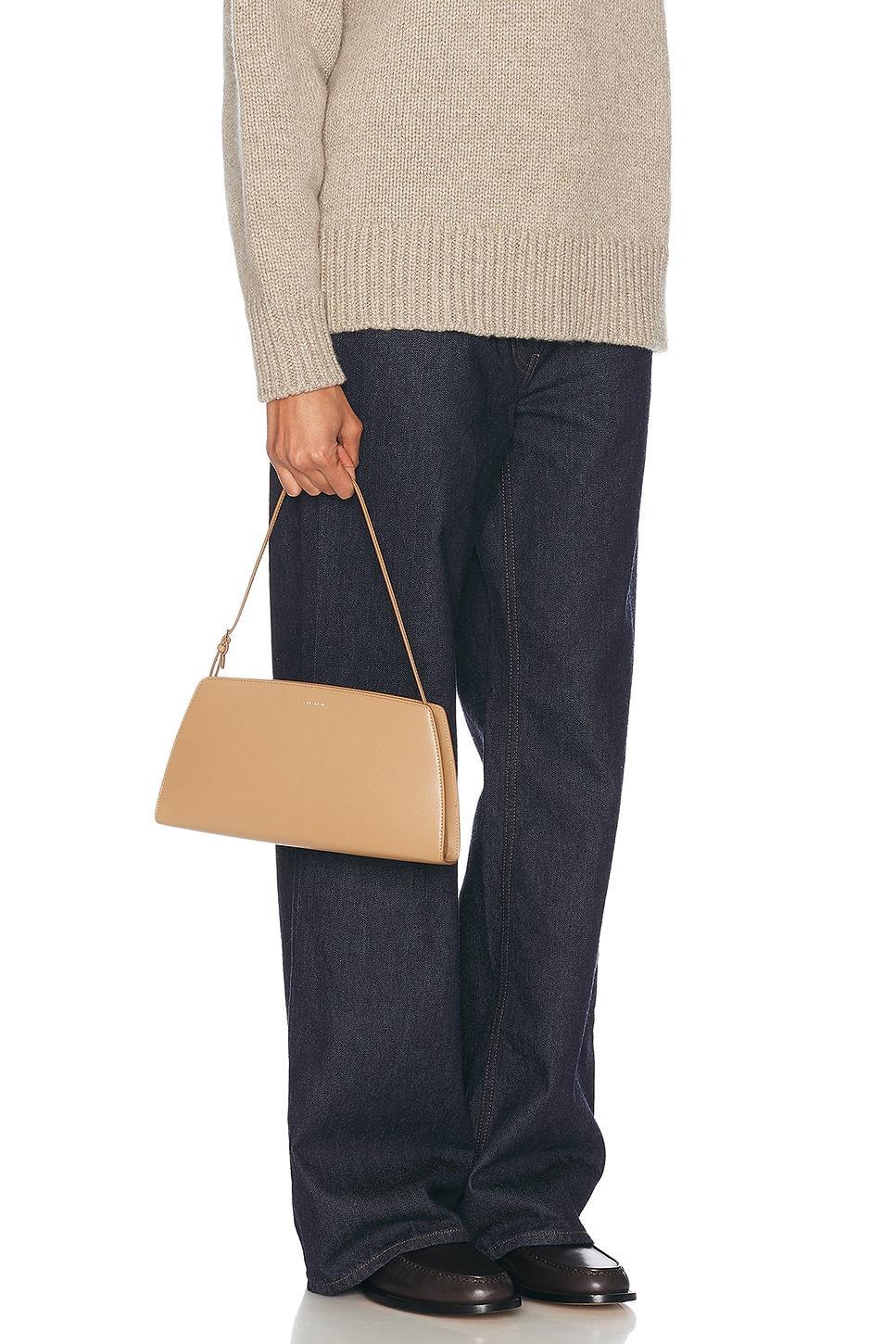 THE ROW Dalia Baguette Bag In Wclg Warm Chestnut L Product Image