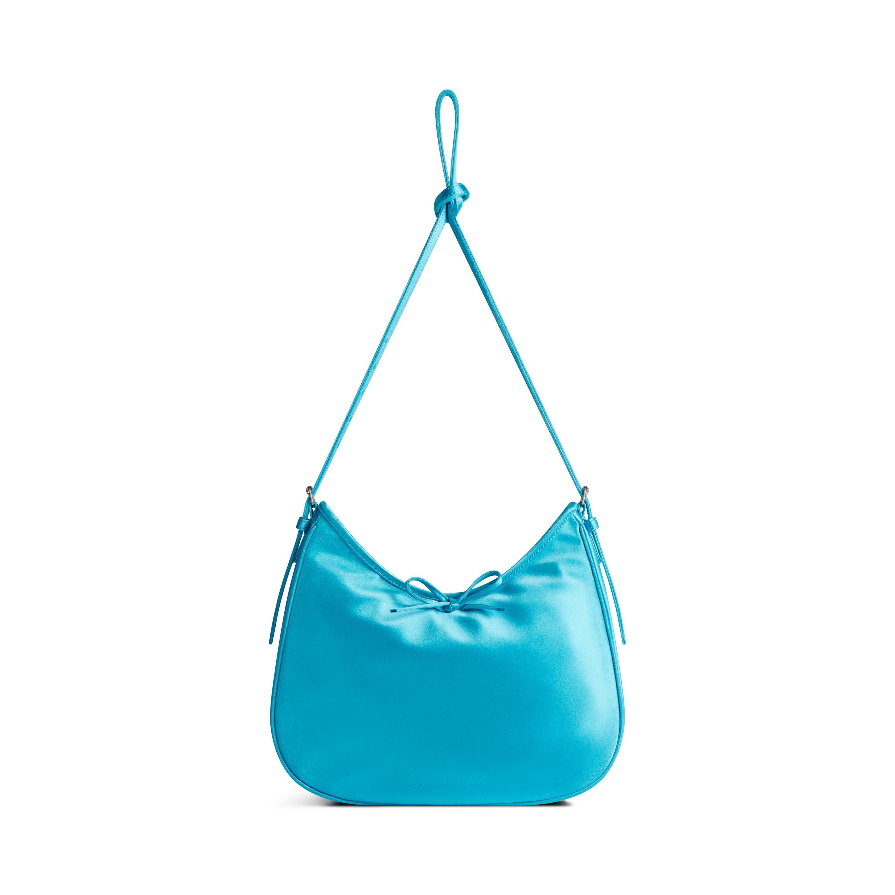 Women's Leopolda Small Hobo Bag in Blue Product Image