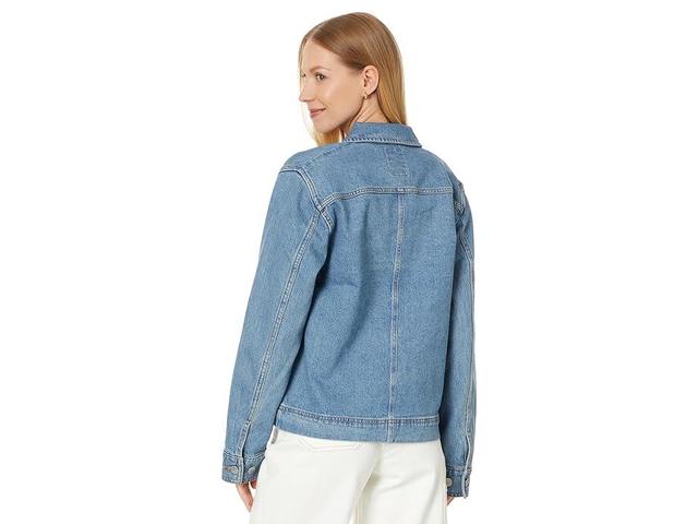 Timberland Refibra Denim Chore Jacket (Mid ) Women's Vest Product Image