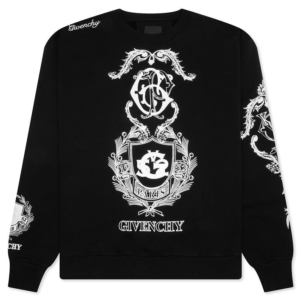 Crest Boxy Fit Sweatshirt - Black Male product image