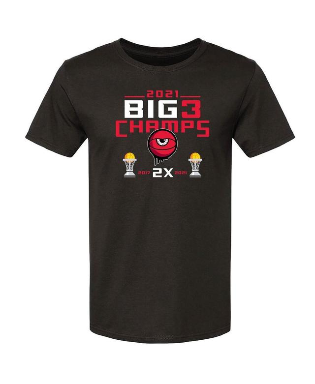 Mens Black Trilogy 2-Time BIG3 Champions T-shirt Product Image