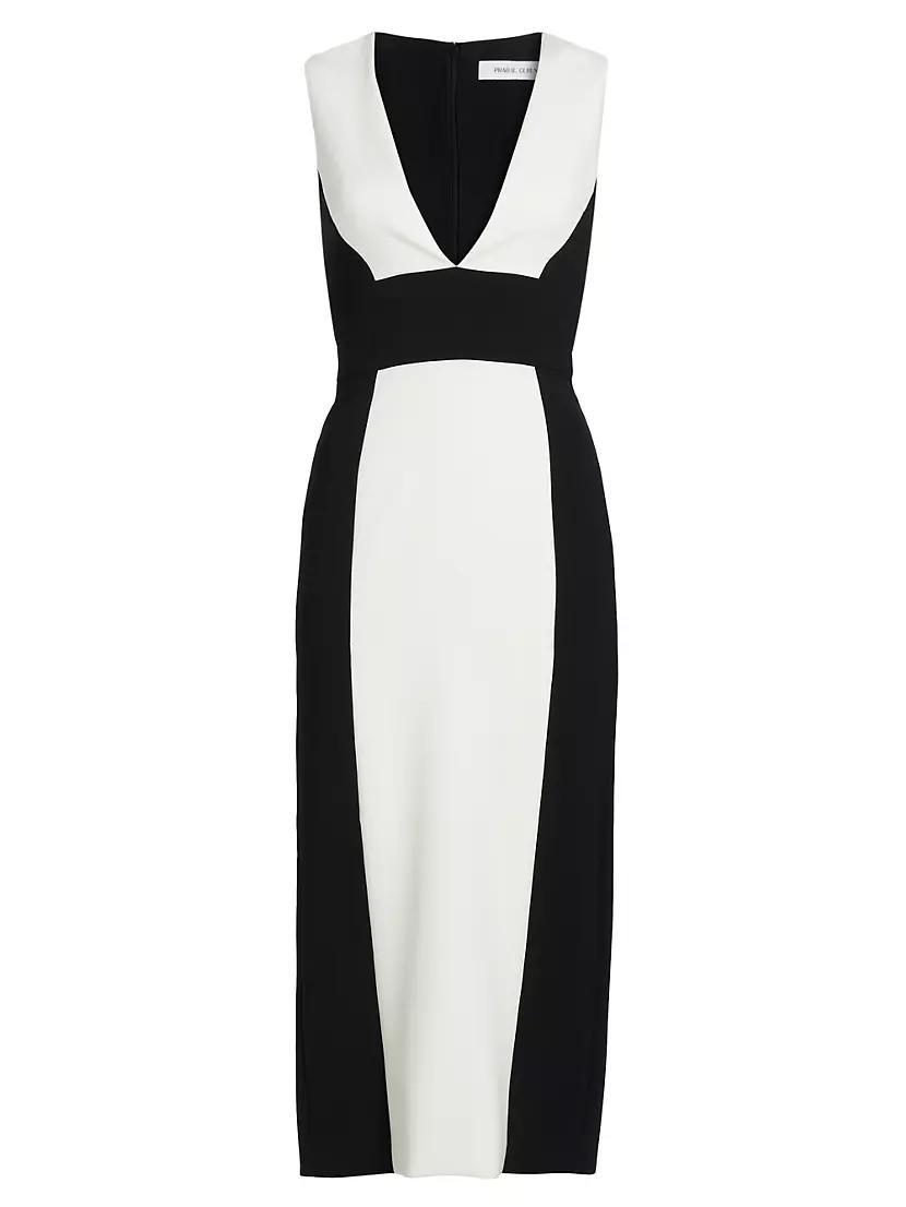 Colorblock Sleeveless Sheath Midi-Dress product image