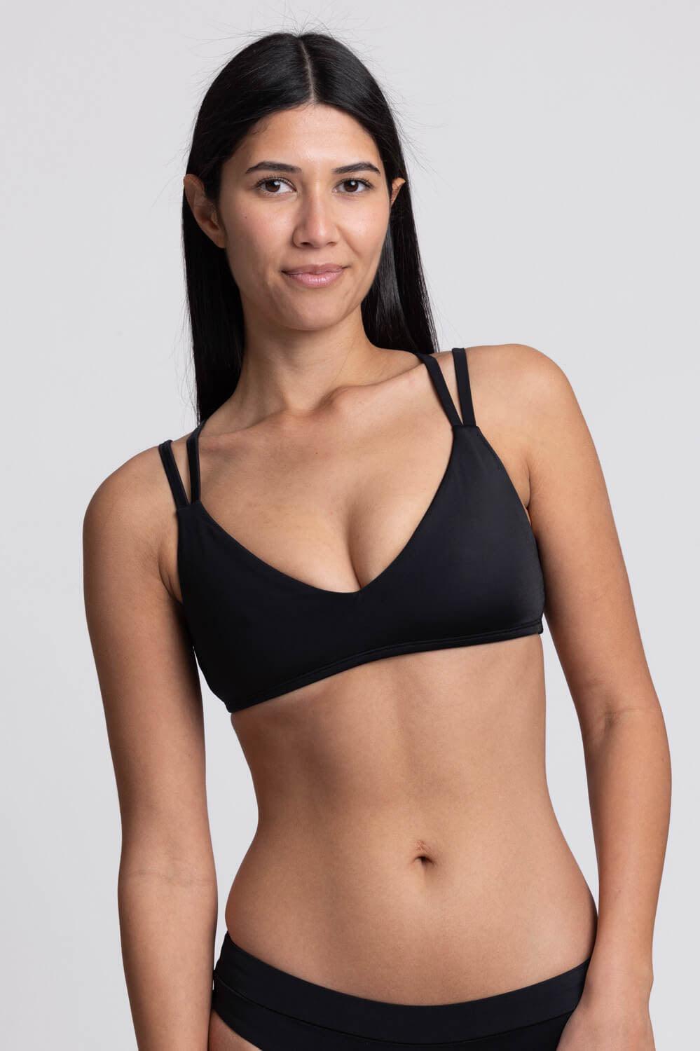 Suzy Bikini Top - Black Female Product Image