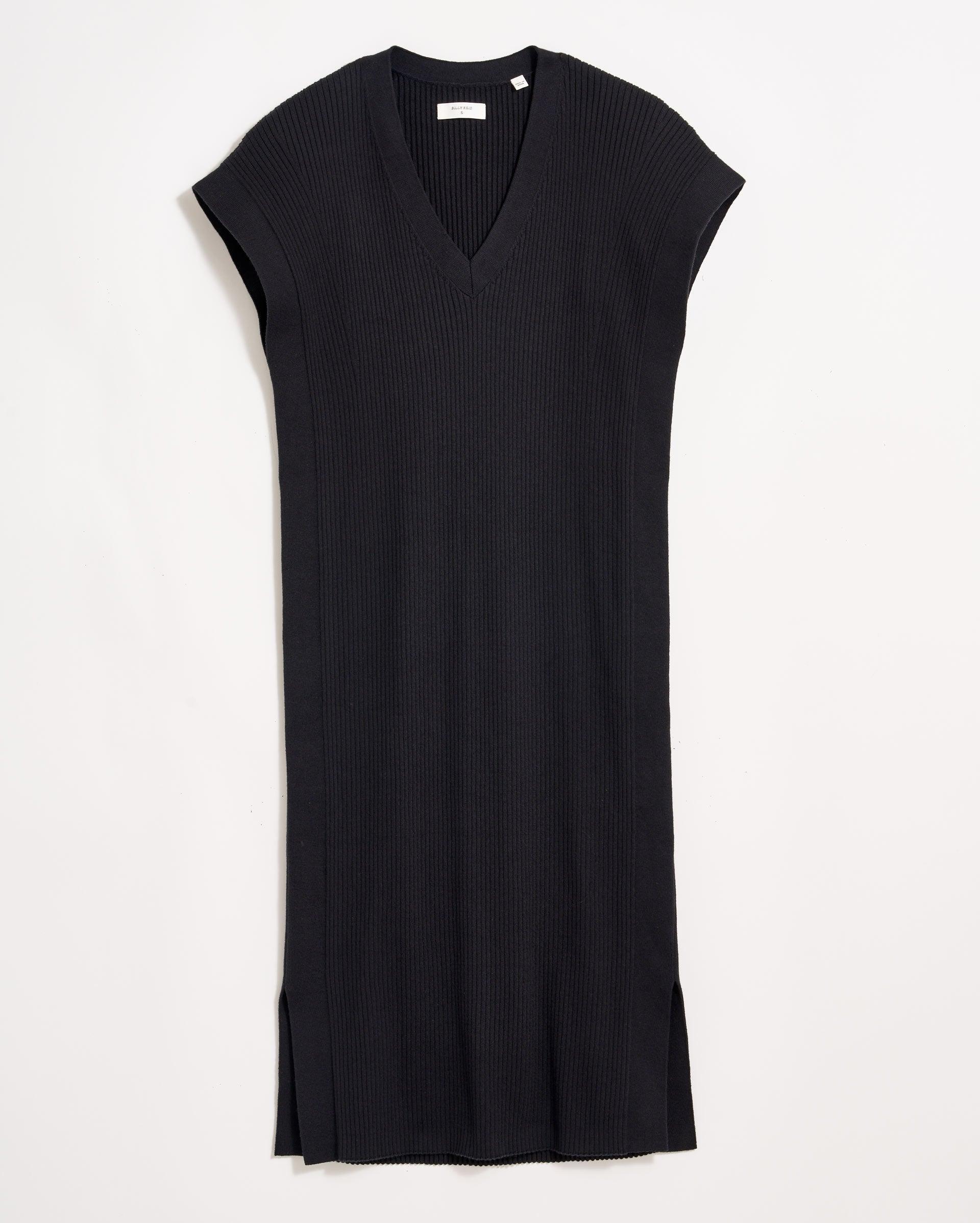 V-NECK RIB DRESS Product Image