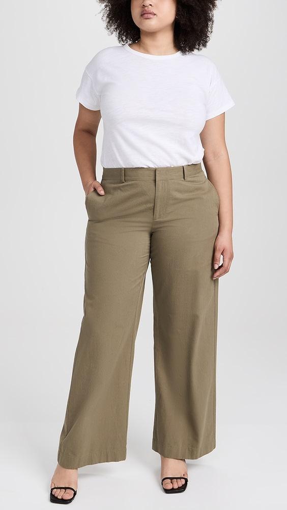 Vince Cotton Wide Leg Pants | Shopbop Product Image