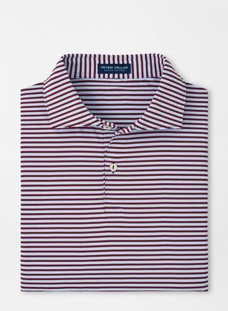 Peter Millar Mens Sawyer Performance Jersey Polo | Color: Vermouth | Size: XXL Product Image