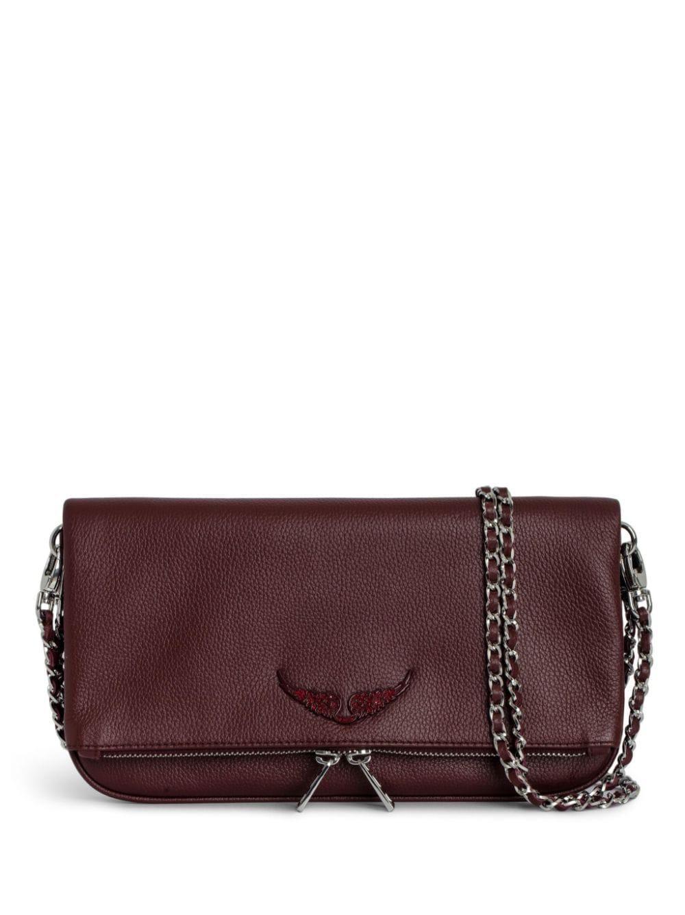 Rock leather clutch bag Product Image