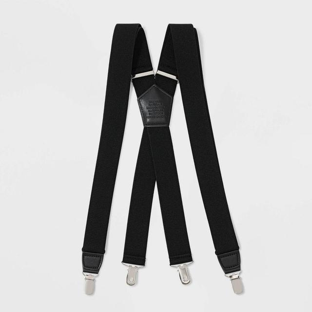 Mens Stretch Suspender - Goodfellow & Co Black One Size Product Image