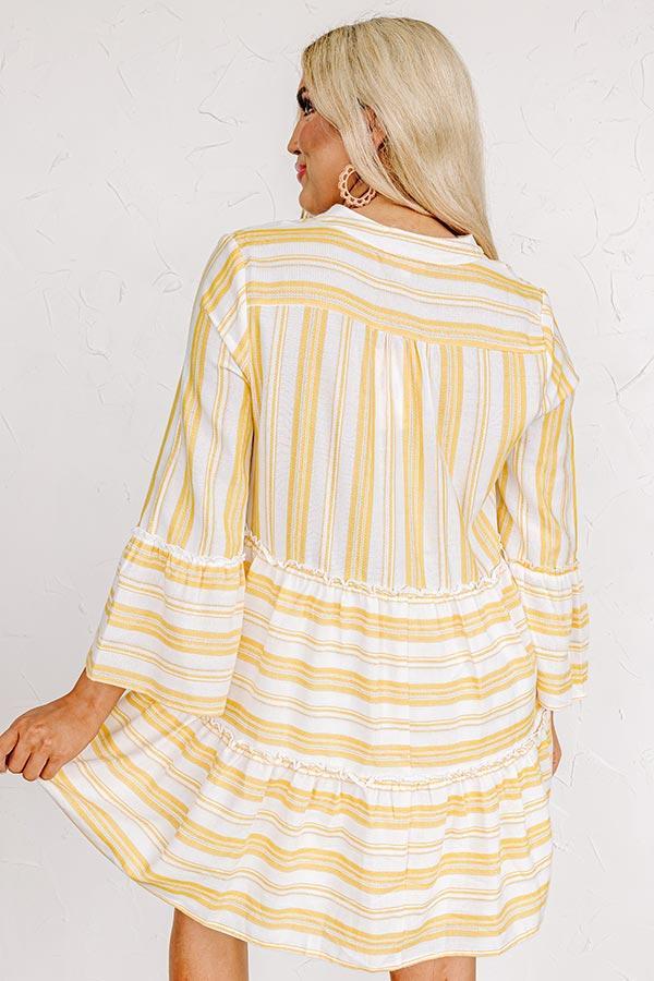 Florida Bound Shift Dress In Marigold Product Image