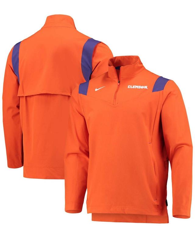 Mens Nike Clemson Tigers 2021 Team Coach Quarter-Zip Jacket Product Image