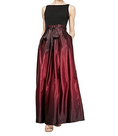 SLNY Ombr Satin Woven Gown Product Image