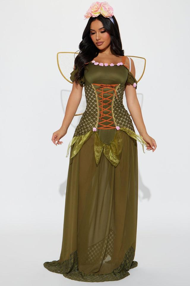 Flower Fairy 3 Piece Costume Set - Green Product Image