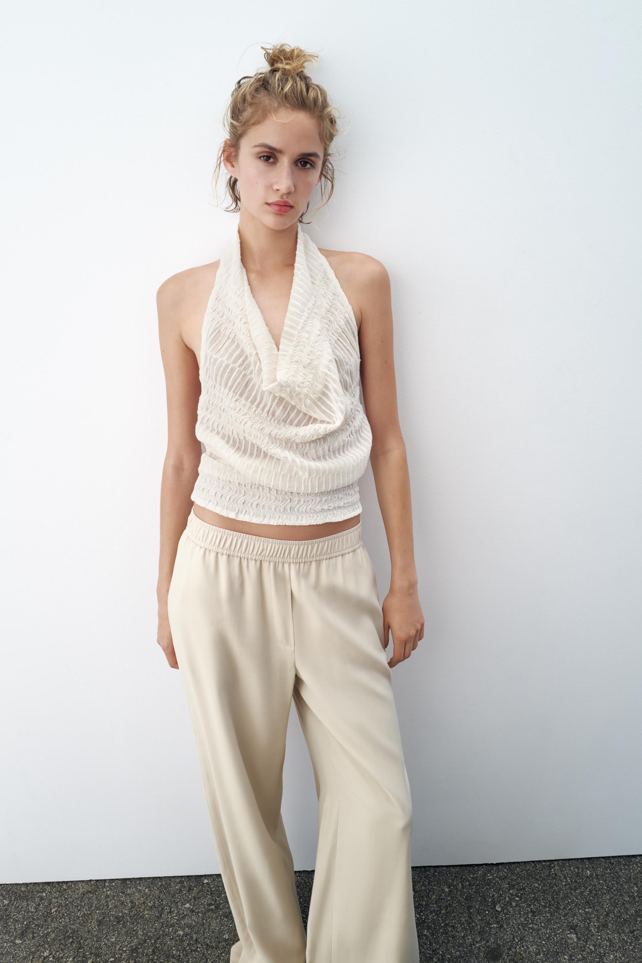 FLOWY WIDE LEG PANTS Product Image