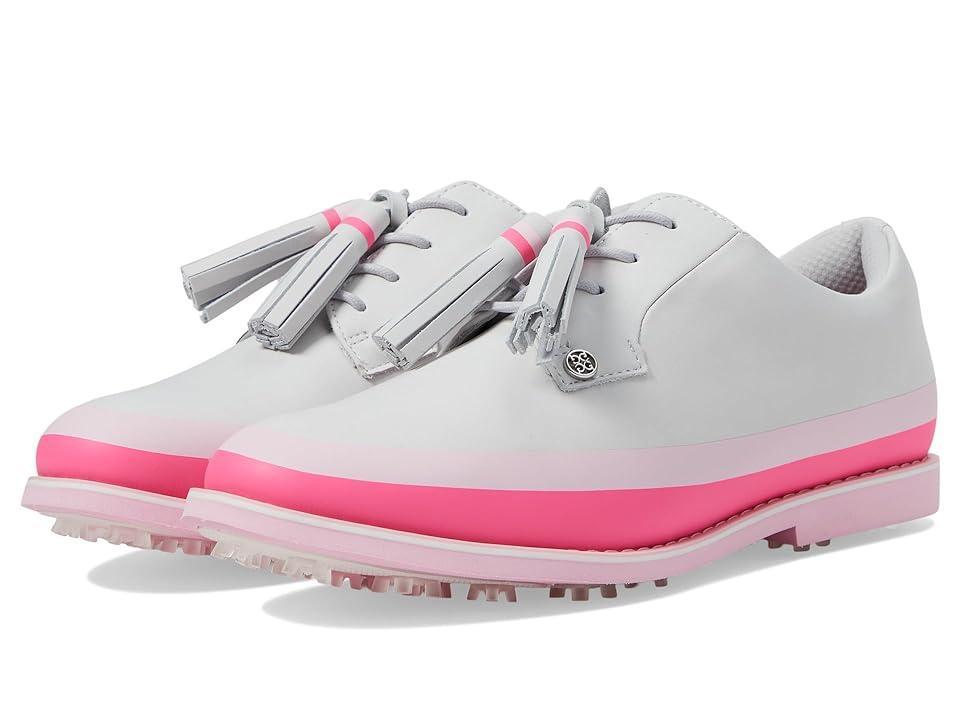 GFORE Women's Gallivanter Pebble Leather Tassel Tuxedo Golf Shoes (Nimbus) Women's Shoes Product Image