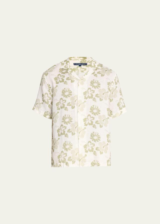 Mens Terry Jacquard Camp Shirt Product Image