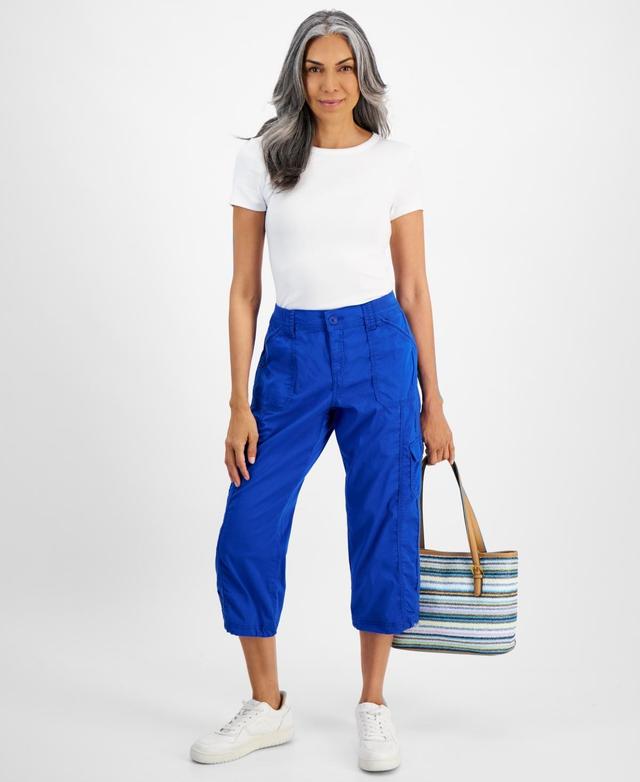 Women's Cargo Capri Pants, 2-24W, Created for Macy's Product Image