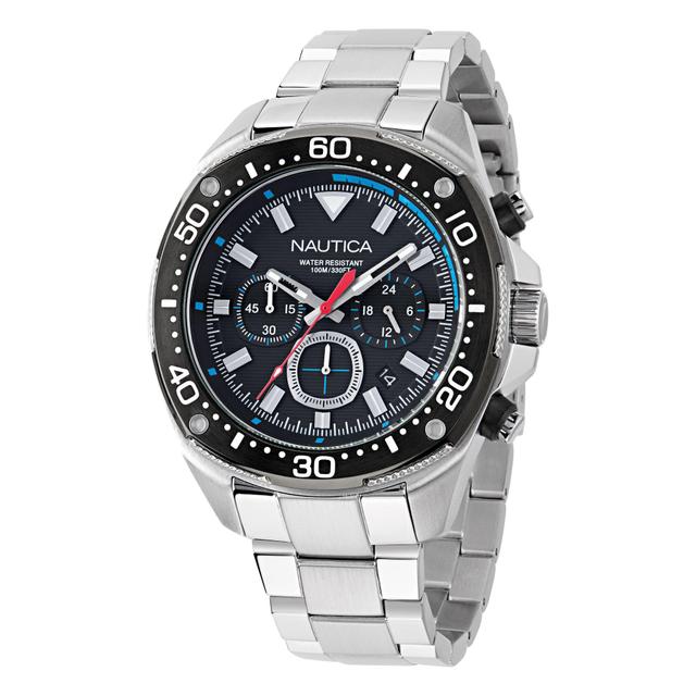 NCT Blue Sail Chronograph Stainless Steel Watch Product Image