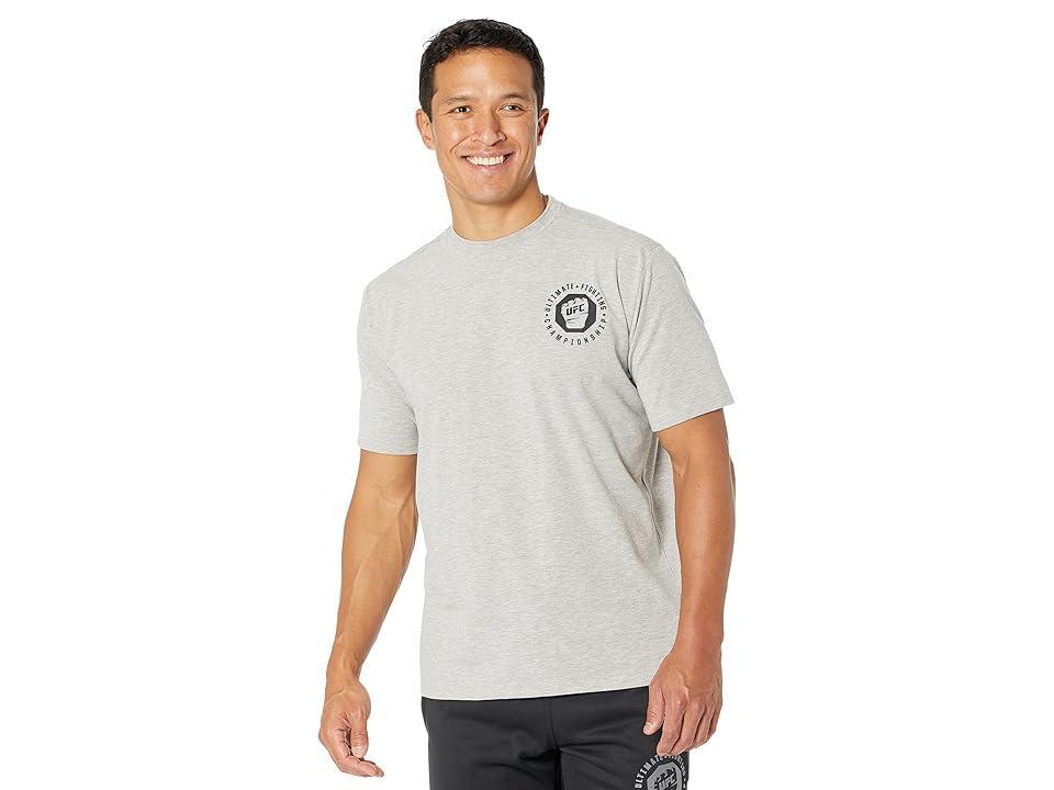 UFC Short Sleeve Crew Neck Tee (Sport Grey Heather) Men's Clothing Product Image