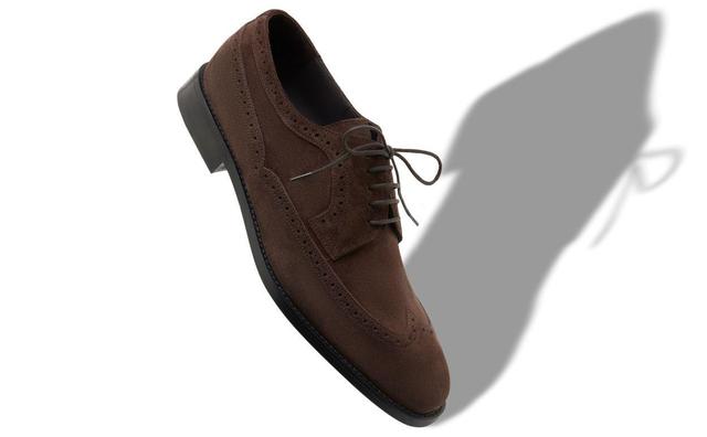 TAMARAK Dark Brown Suede Lace-Up Oxfords Product Image