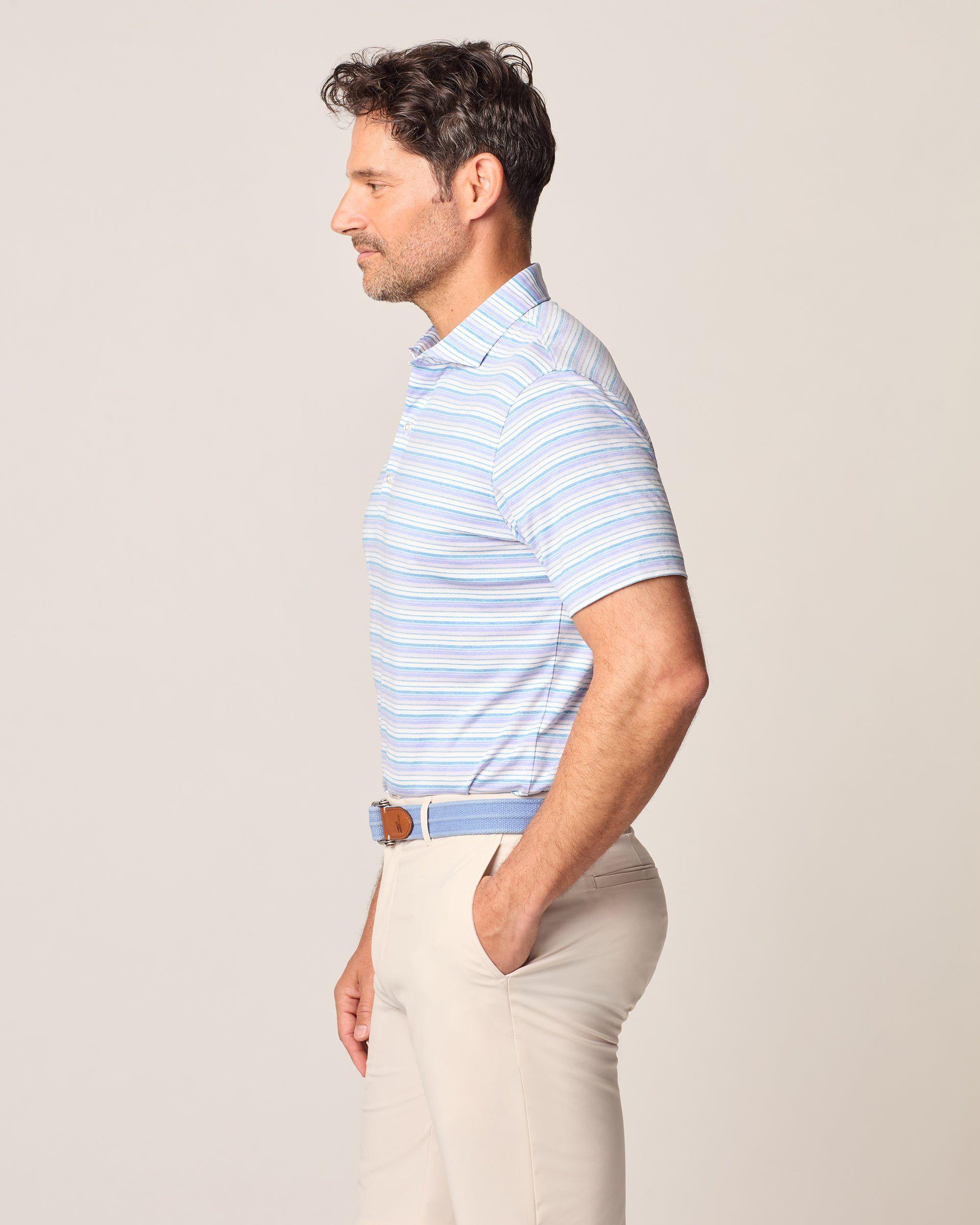 Performance Jersey Polo - Tyson Stripe Male Product Image