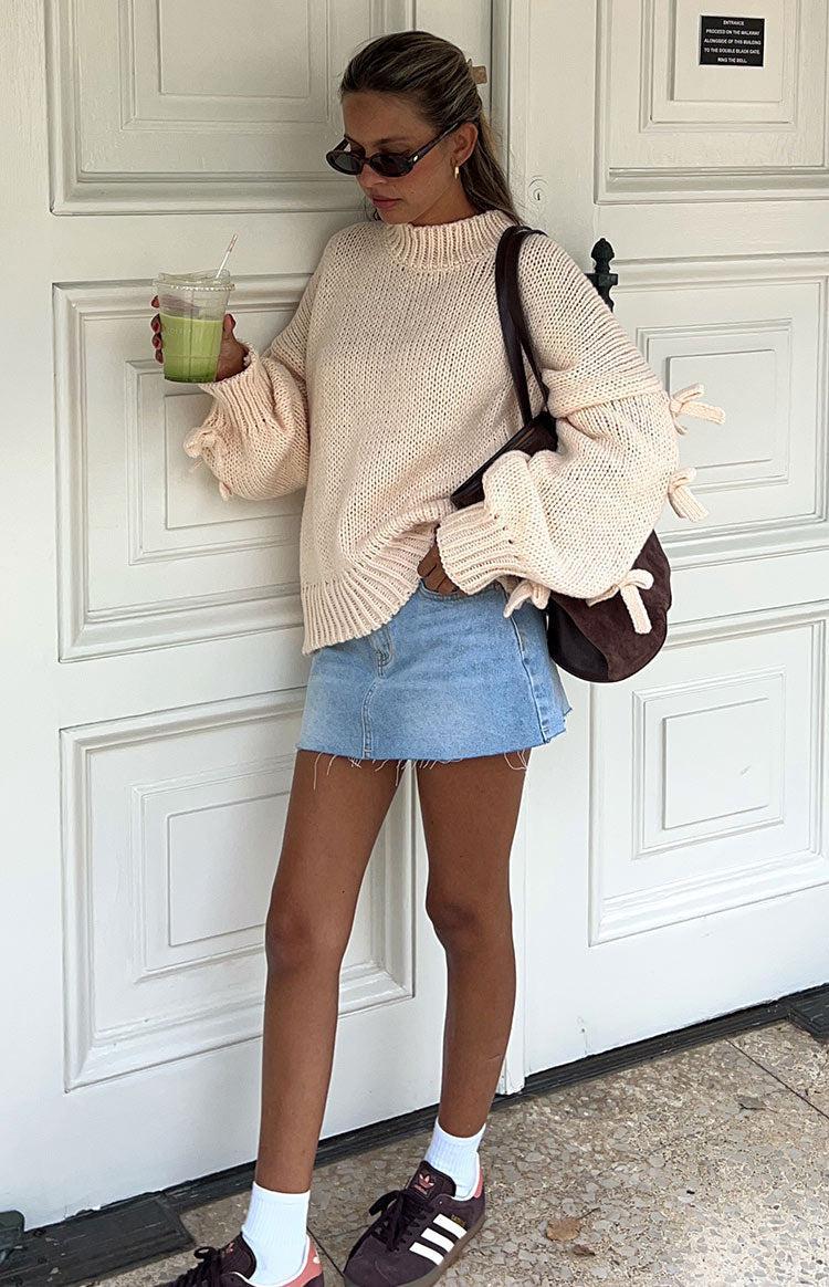 Short and Sweet Cream Knit Jumper product image