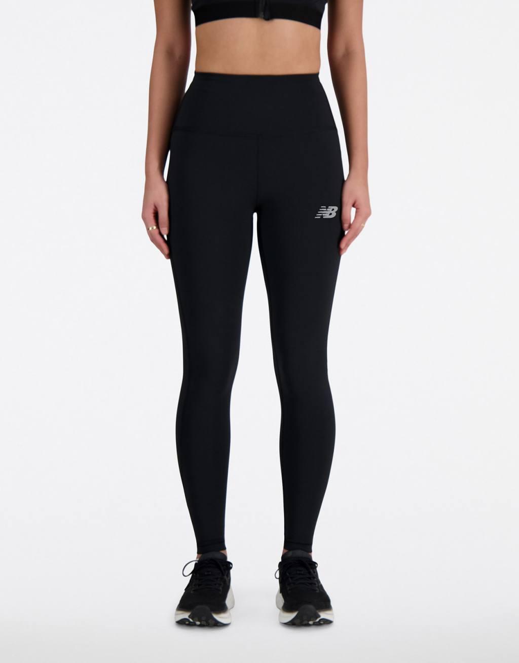 New Balance sport sleek high rise leggings in black product image