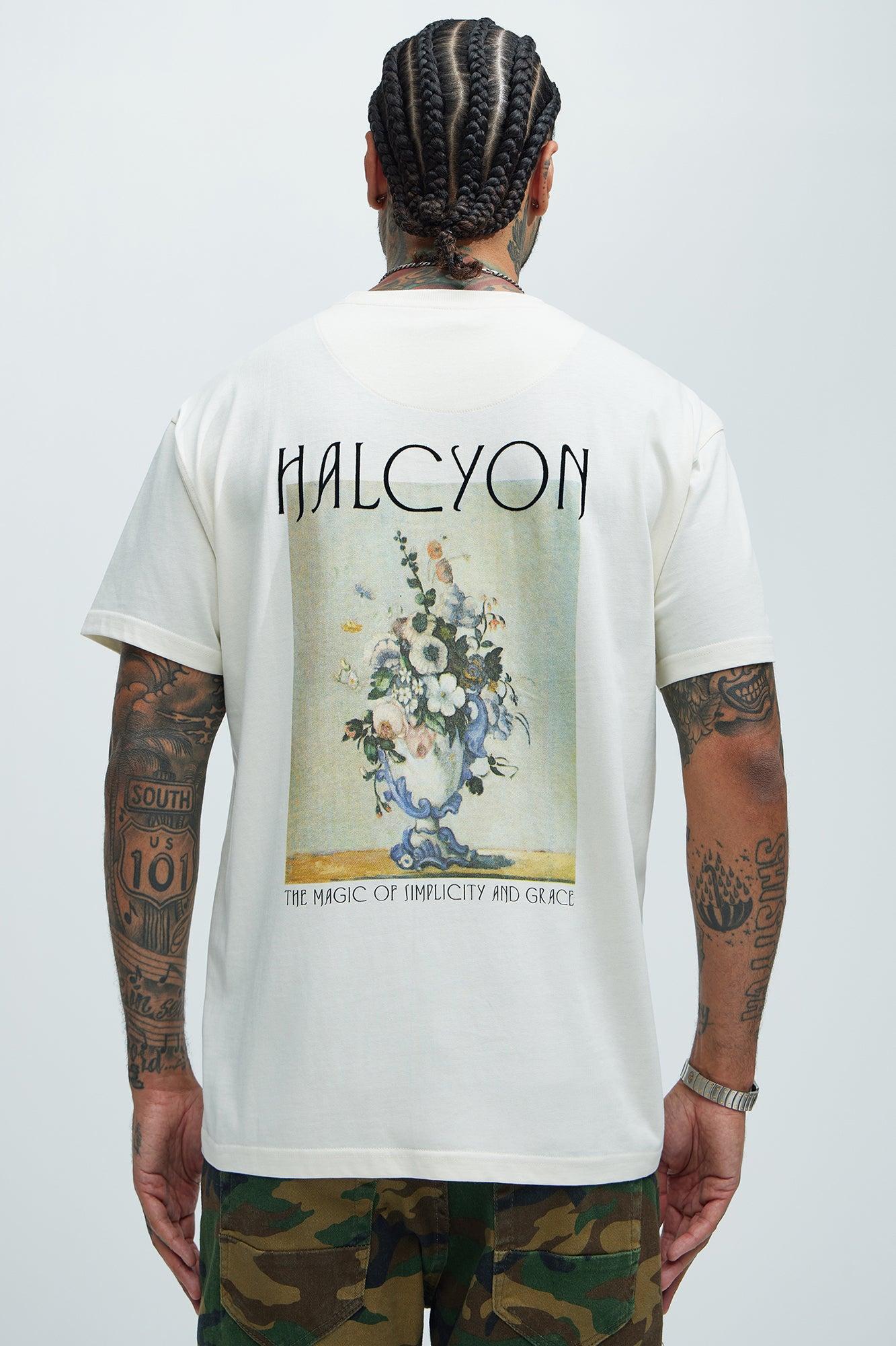 Lueur Halcyon Paris Short Sleeve Tee - Cream Product Image