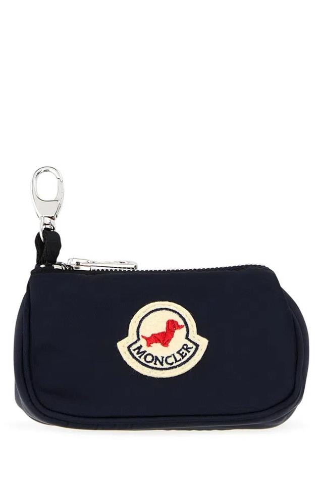 MONCLER Logo-appliqué Bag In Blue Product Image