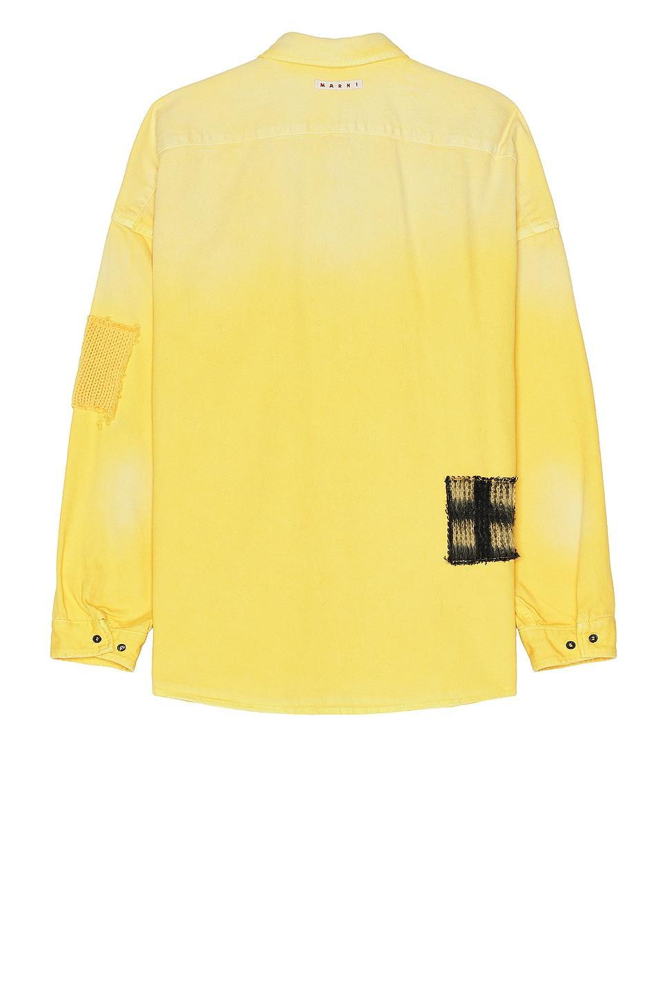 Marni Patchwork Shirt Yellow. (also in ). Product Image