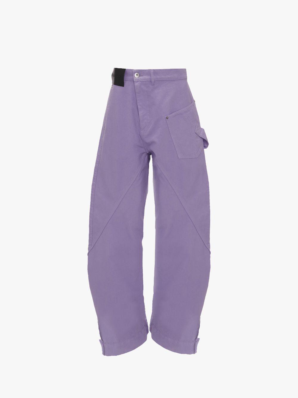 TWISTED WORKWEAR TROUSERS in purple | JW Anderson US  Product Image