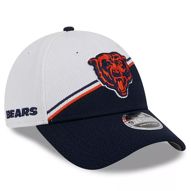 Mens New Era /Navy Chicago Bears 2023 Sideline 9FORTY Adjustable Hat Product Image