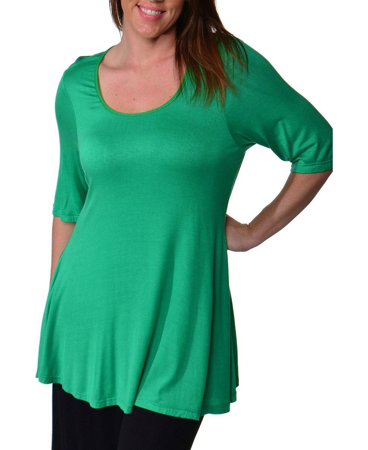 24seven Comfort Apparel Plus Size Tunic Top Product Image