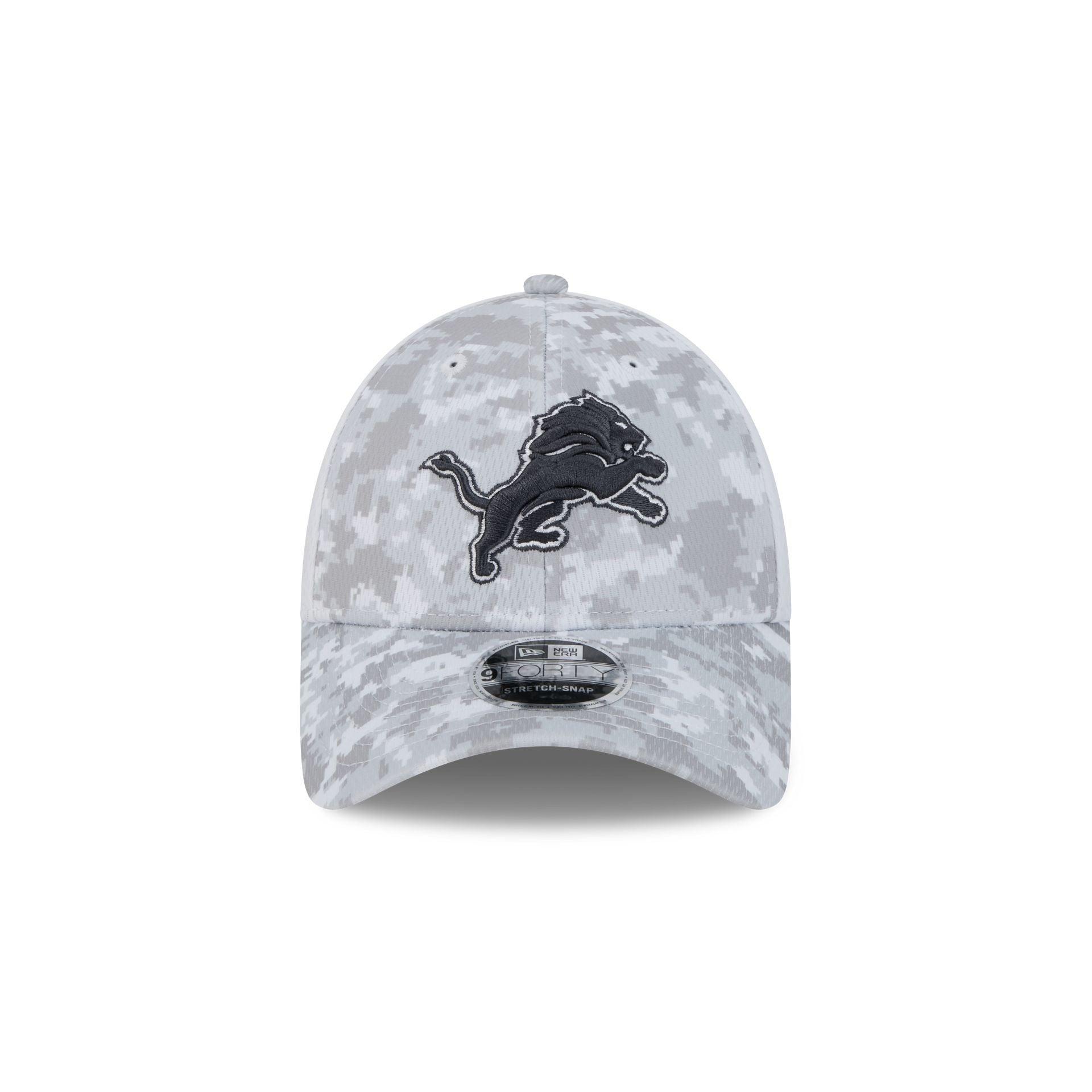 Detroit Lions 2024 Salute to Service 9FORTY Stretch-Snap Hat Male Product Image