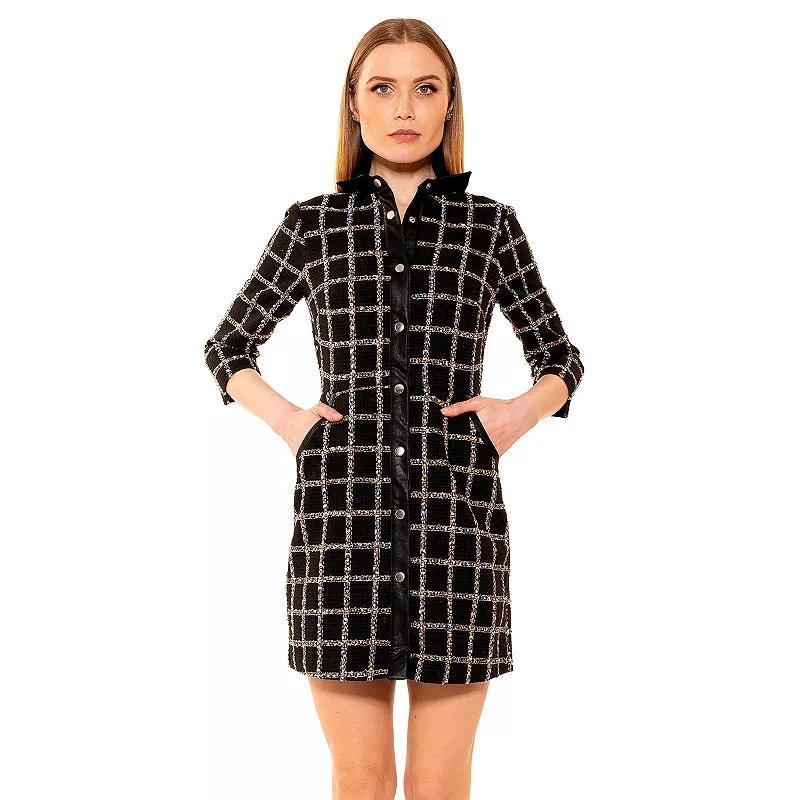 Womens ALEXIA ADMOR Reaghan Print Shirtdress Product Image