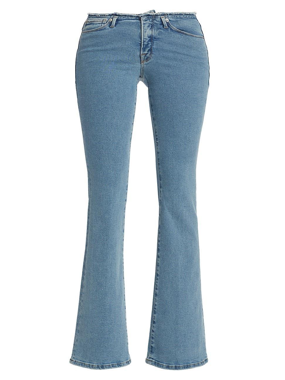 Womens Good Legs Waistless Flared Jeans Product Image