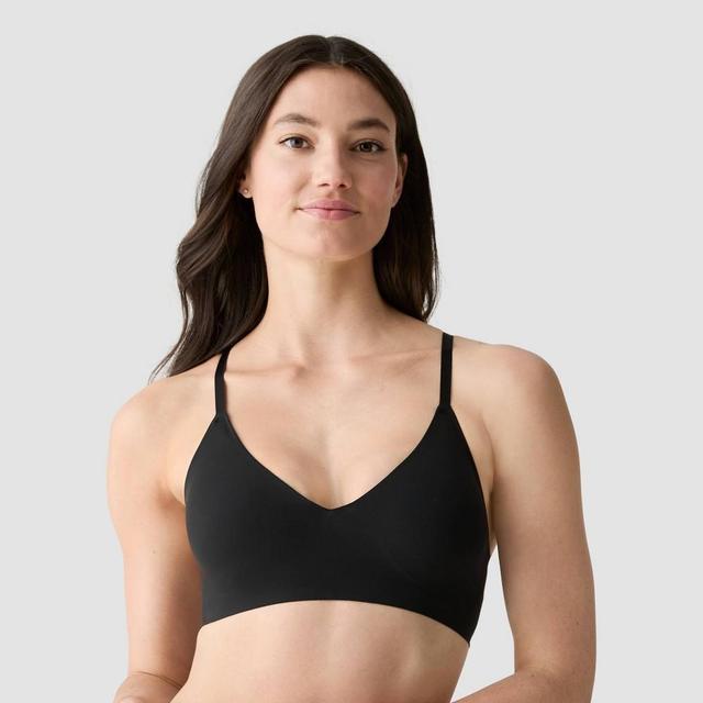 True & Co. Womens Everybody Boost Plunge Bra - Black XL Product Image