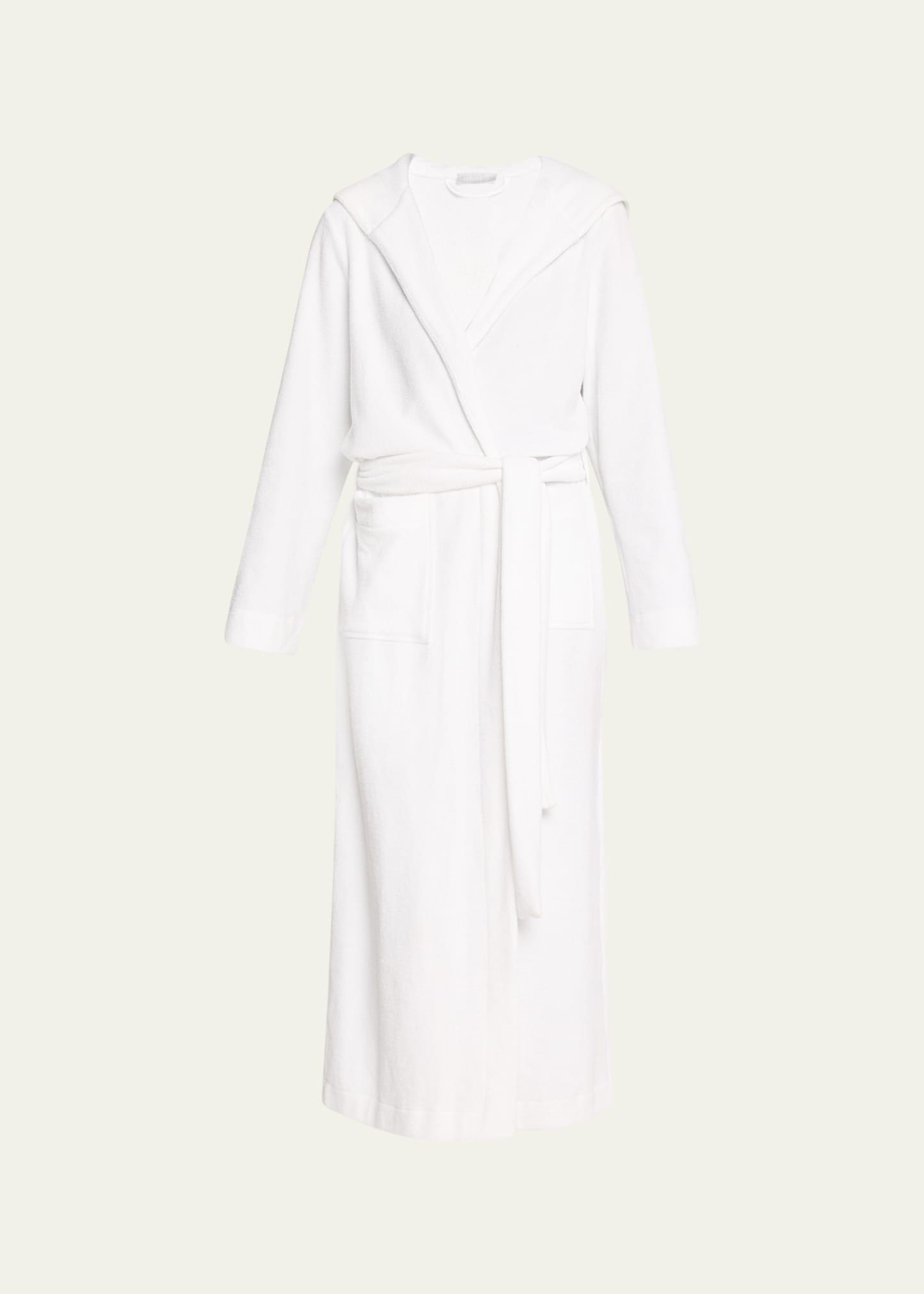 Womens Robe Selection Hooded Long Plush Robe Product Image