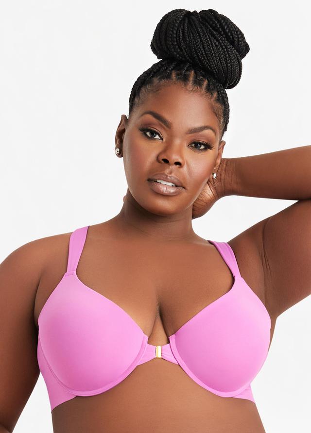 Plus Size Front Close Racerback Bra Ashley Stewart Product Image