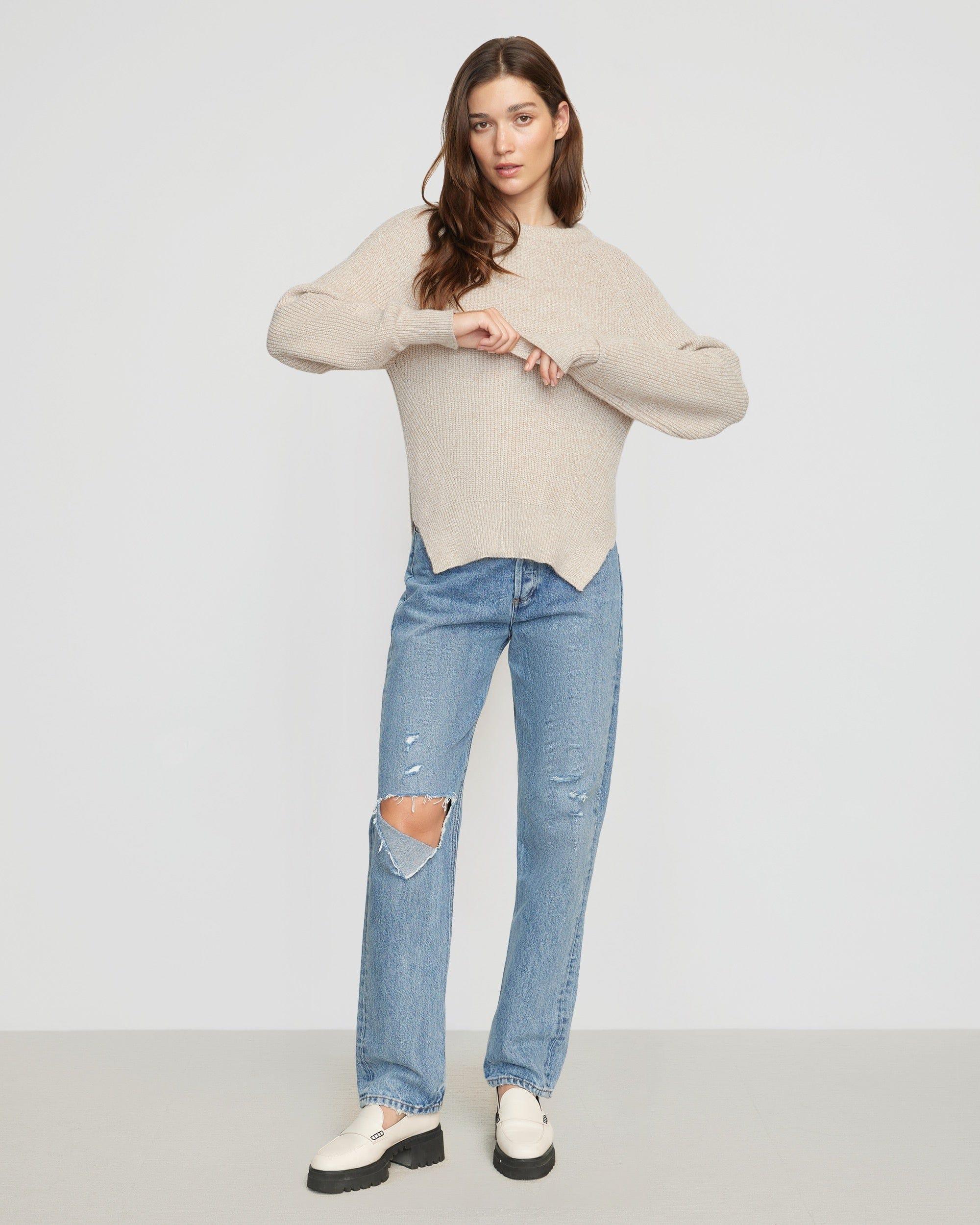 Roya Marled Boyfriend Sweater Product Image